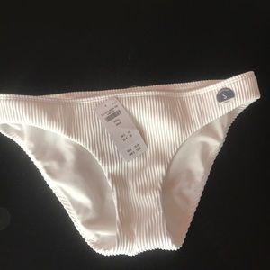 White Hollister bikini bottoms